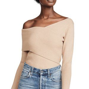 Line & Dot off the shoulder sweater